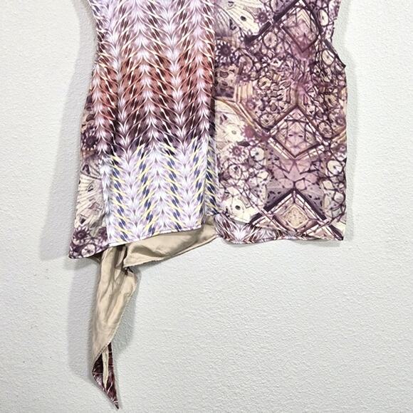 Tiny by Anthropologie Women’s Blouse Wearable Art Boho Mixed Media Size Medium - Picture 4 of 9
